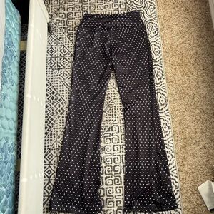 SHEIN Black and White Polka Dot Trousers